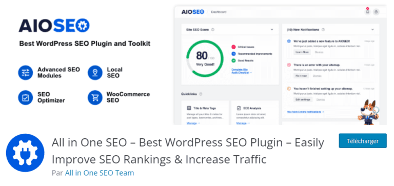 EXTENSION - ALL IN ONE SEO PACK