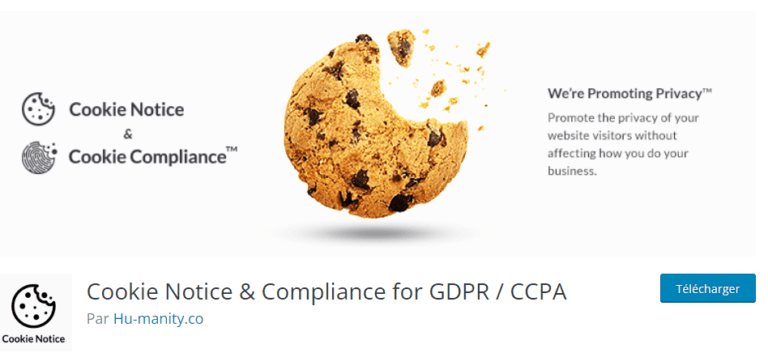 EXTENSION - COOKIE NOTICE COMPLIANCE FOR GDPR CCPA