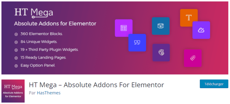 EXTENSION - HT MEGA ABSOLUTE ADOONS FOR ELEMENTOR