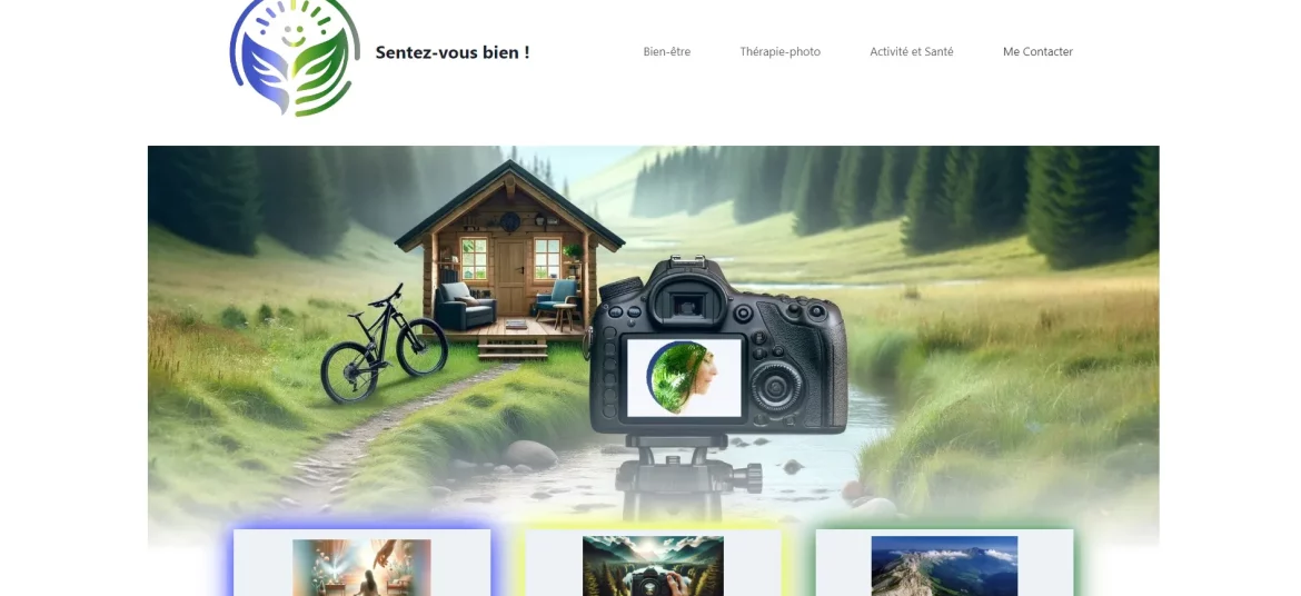 IMAGE - REALISATION DE SITE INTERNET - SITE SENTEZ-VOUS BIEN