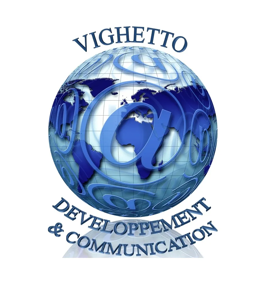 LOGO - VIGHETTO DEVELOPPEMENT & COMMUNICATION - AGENCE WEB VIENNE - SEO - CRÉATION DE SITE INTERNET